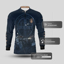 Camisa Agro Brk Azul Trator e São Bento com Proteção UV50  - Envio Imediato