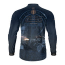 Camisa Agro Brk Azul Trator e São Bento com Proteção UV50  - Envio Imediato